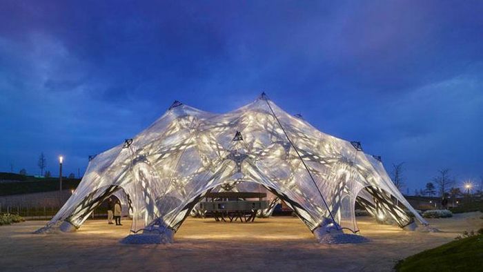 University Of Stuttgart Creates Biomimetic Pavilions Based On Sea Urchins And Beetle Wings Construction Buzz 216 Uk Construction Week 2020 The Uk S Largest Built Environment Event