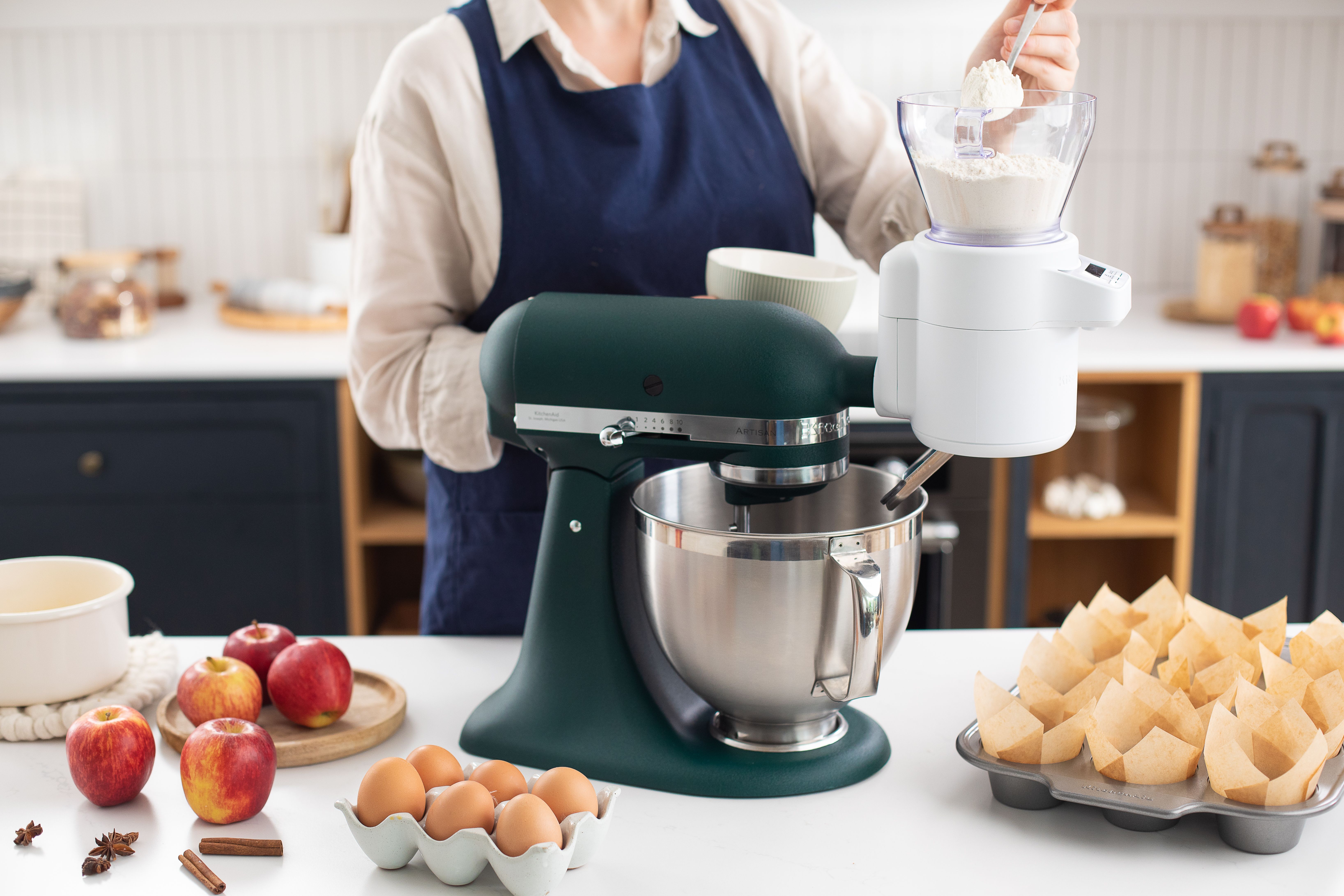 Kitchen Aid Mixer with apples