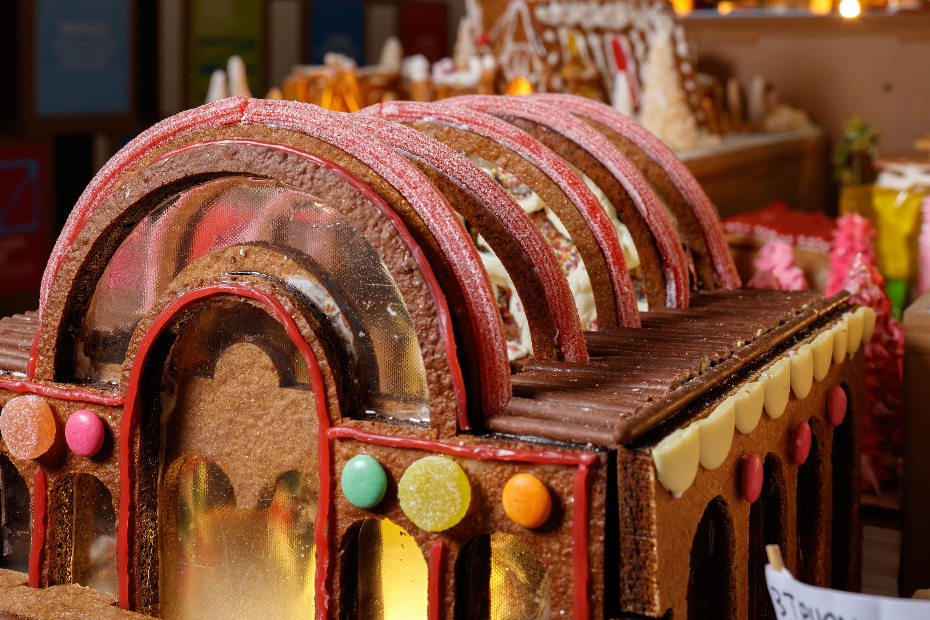 Showstopping Gingerbread Installation