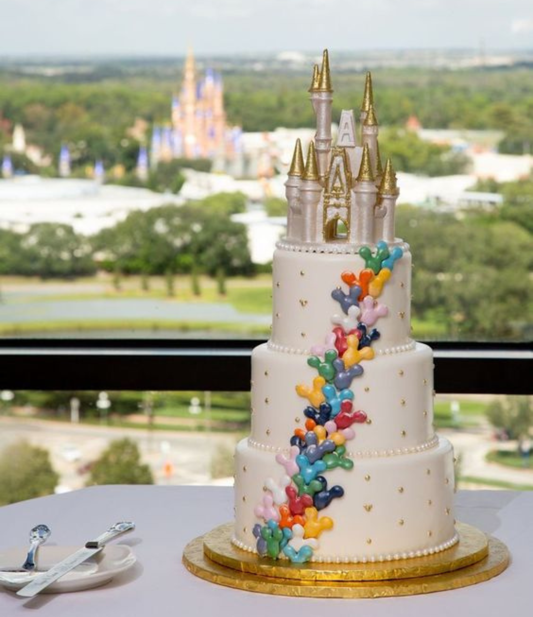 Disney Princess Cake - 3 Tier Disney Princess Cake - Flair Cake Boutique