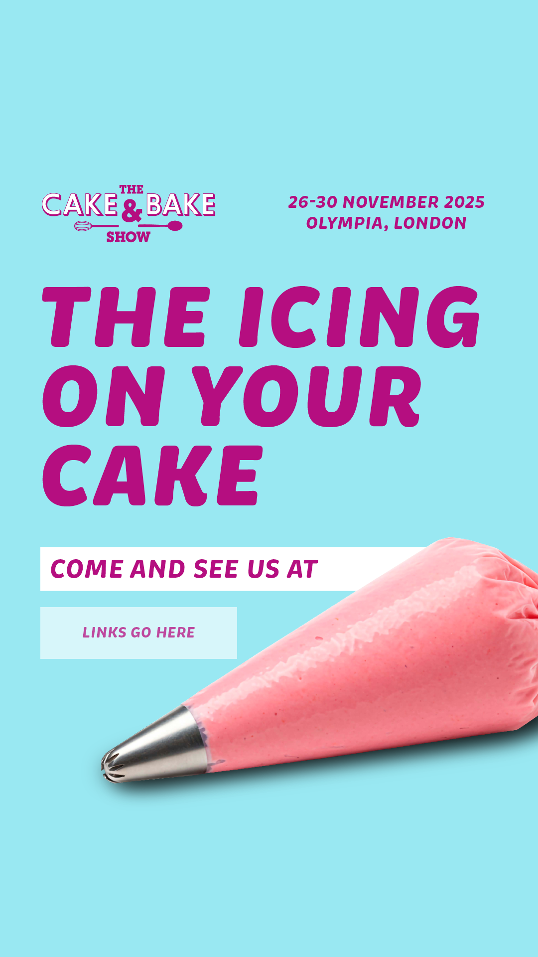 cake and bake show promo banner