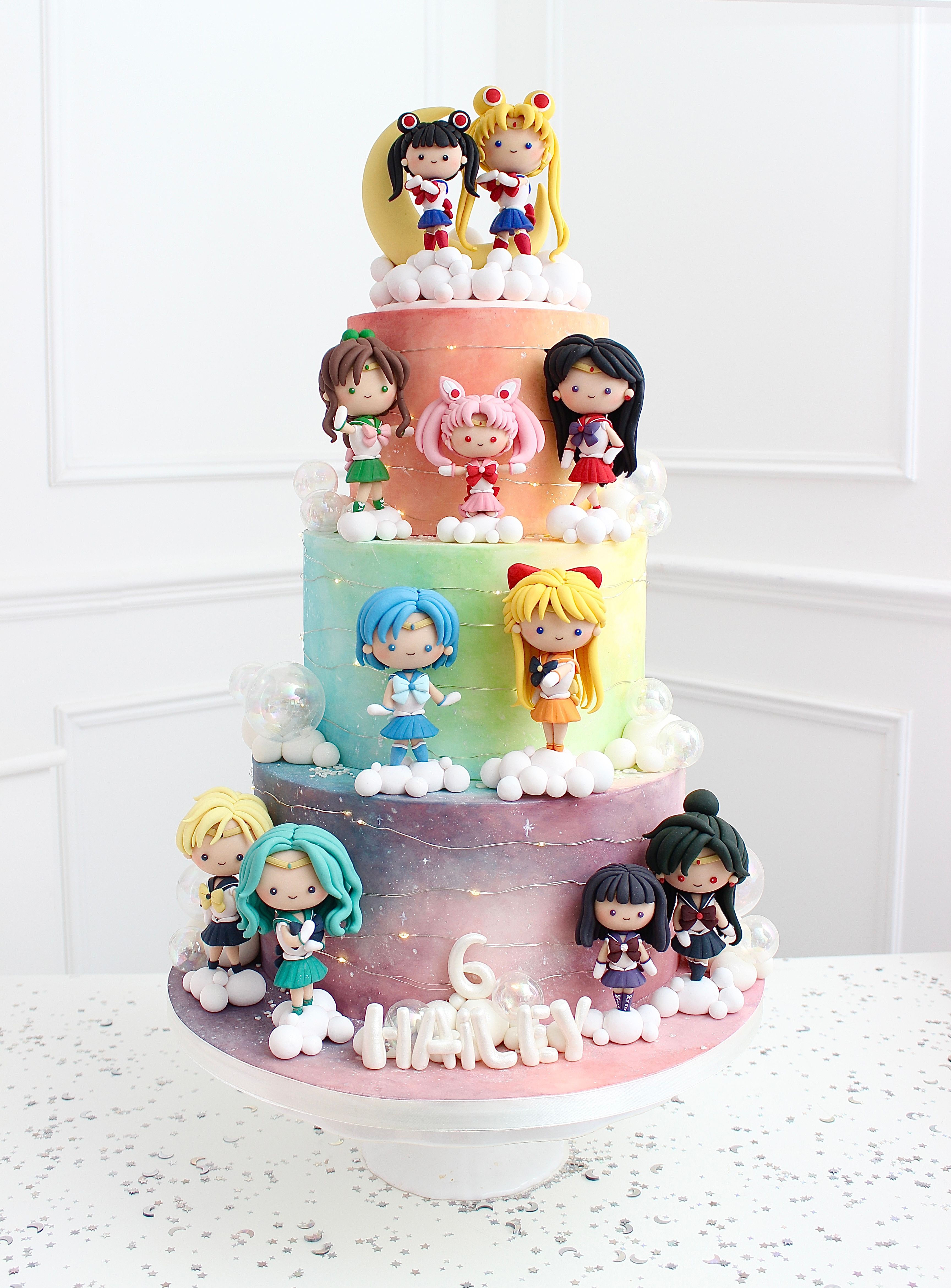 Sailor Moon Galaxy Cake