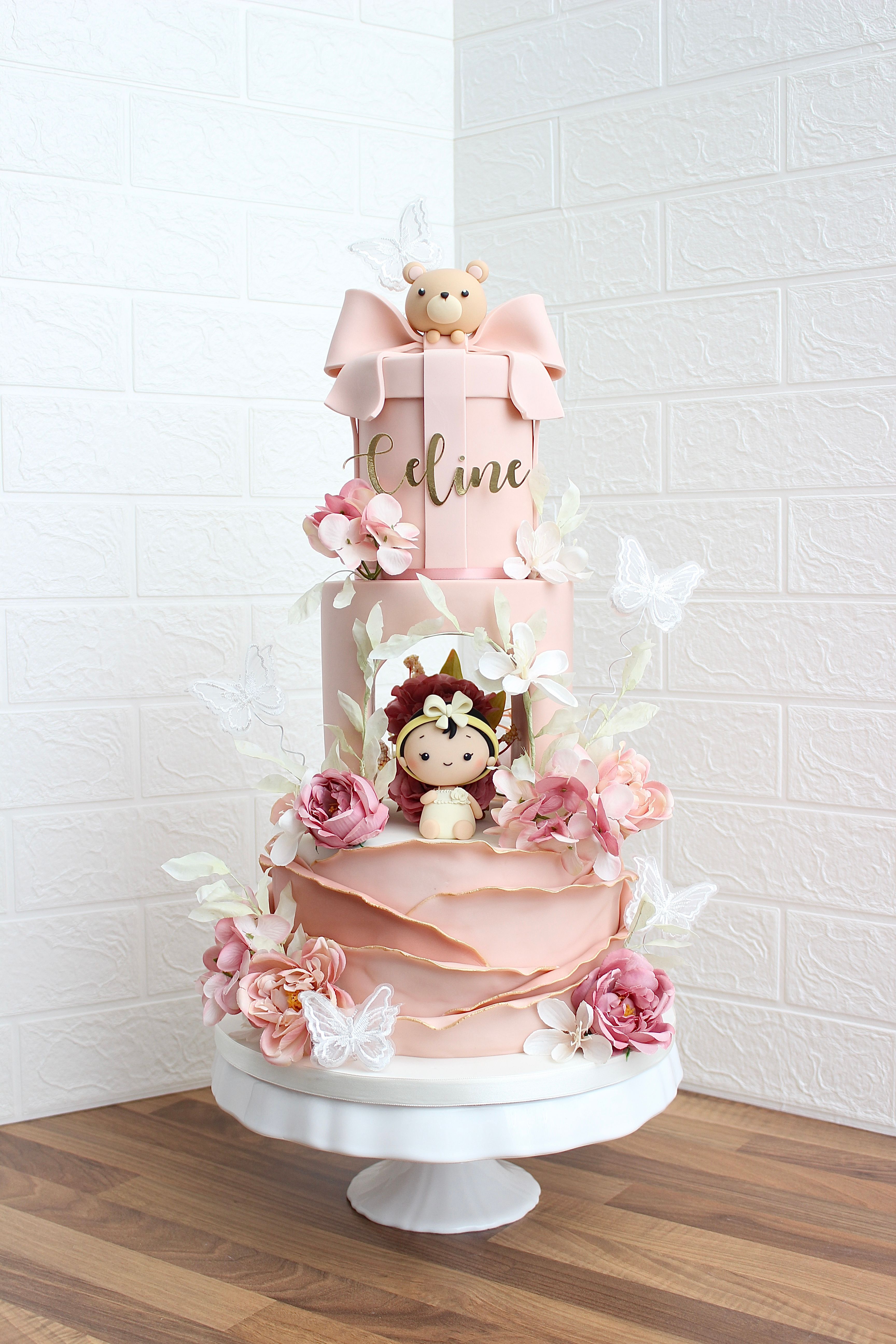 Baby Girl’s Celebration Cake