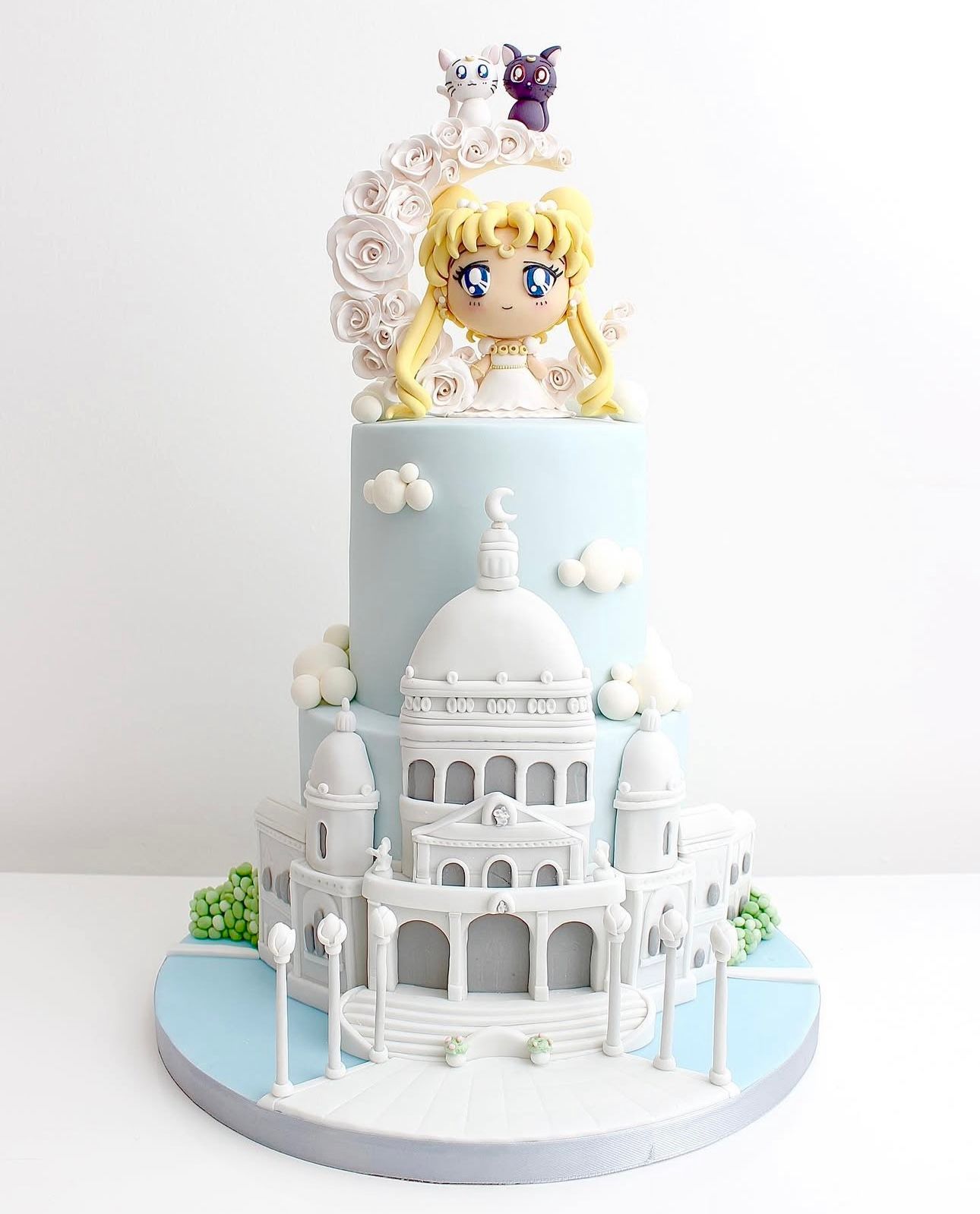 Sailor Moon Castle Cake