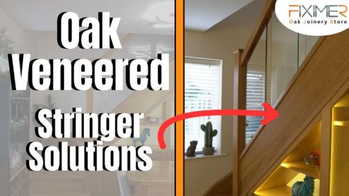 Oak Veneered Stringer Cladding Solutions 