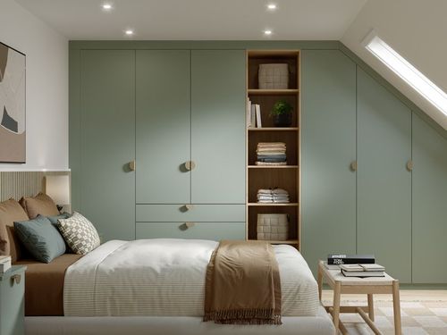 Hockley Super Matt Reed Green Bedroom