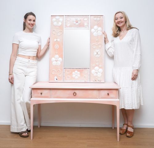 Seashell Mirror & Table