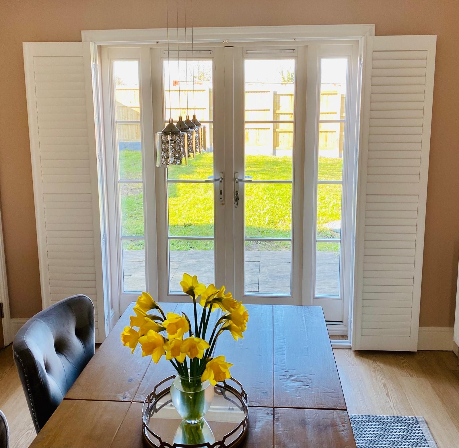 Patio Door Full Height Shutters