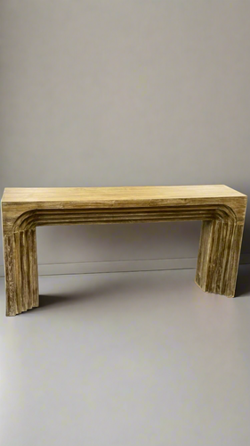 Boho Solid Teak Wood Console