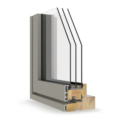 P31A Triple-Glazed Aluminium Clad Timber Window