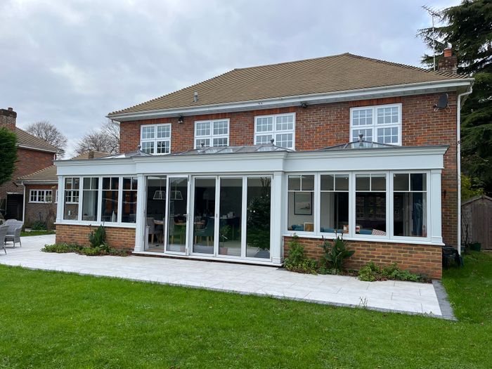 Painted Hardwood Kitchen extension