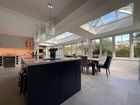 Painted Hardwood Kitchen extension