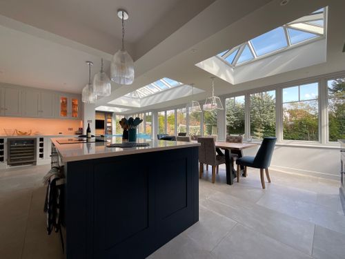 Painted Hardwood Kitchen extension