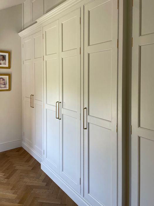Beautiful hand painted Bespoke fitted wardrobes
