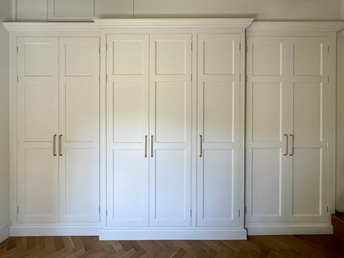 Beautiful hand painted Bespoke fitted wardrobes