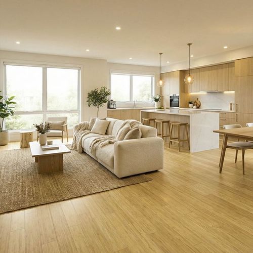 F1037 Natural Strand woven bamboo flooring