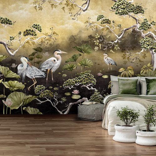 Golden Orient Wall Mural