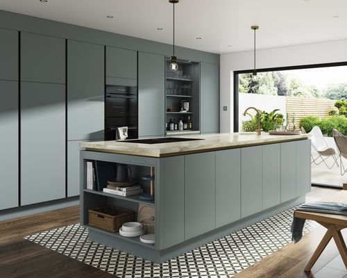 Sandford Cloudy Blue Kitchen