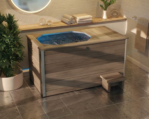 Ice Plunge with Full Millboard Finish