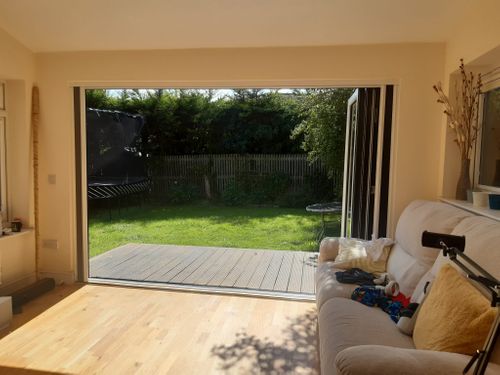 3 Panel door - Inside The House - Doors Open - No Screen