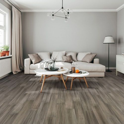 F1063 Solid Antique Taupe Strand Woven 125mm Click BONA Coated Bamboo Flooring