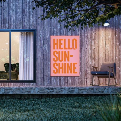Hello Sunshine - Burnt Peach Designs x YARDART UK
