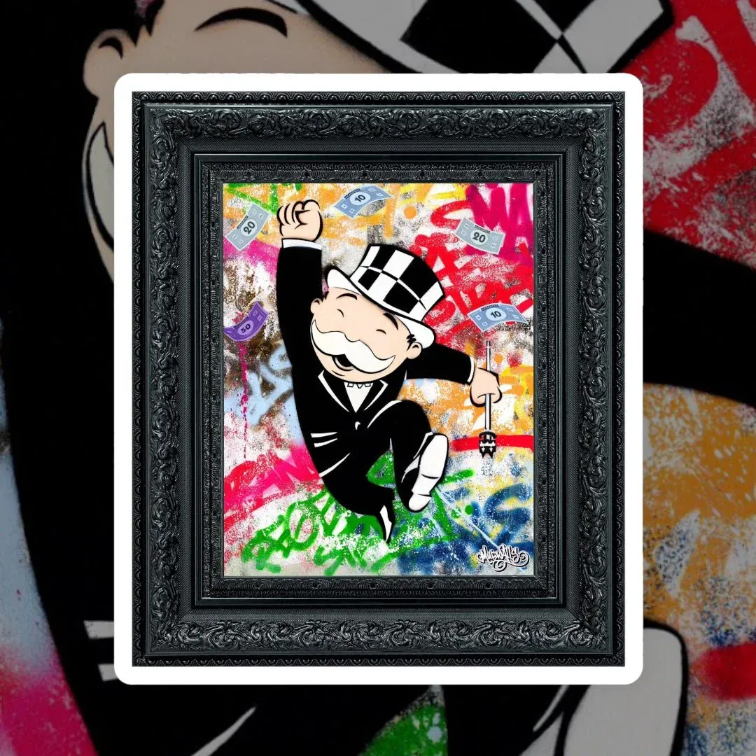 Mr Monopoly - Limited Edition - MurWalls x YARDART UK
