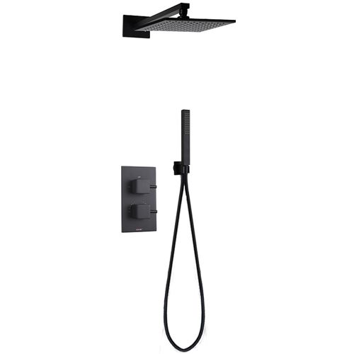Square Concealed Thermostatic Mixer Shower Set