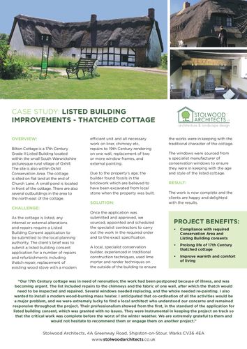 Retrofit Listed Building