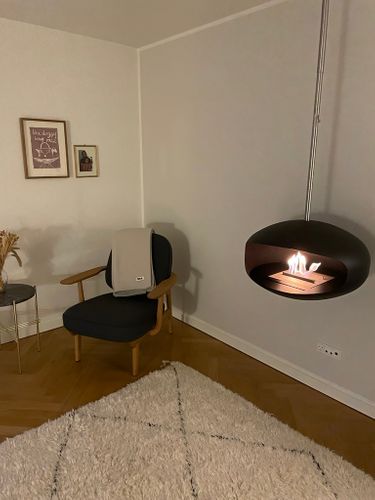 Cocoon Aeris Suspended Fireplace