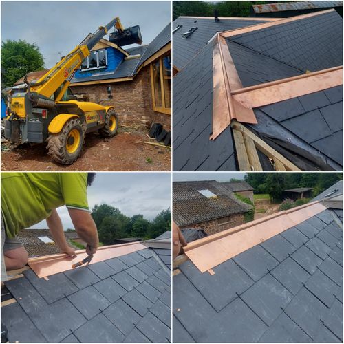 Copper Roof Ridges