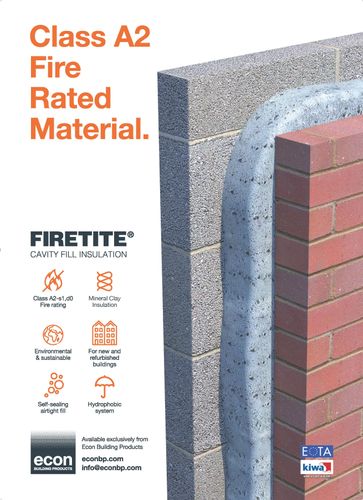 FIRETITE A2 Fire Rated Cavity Wall Insulation
