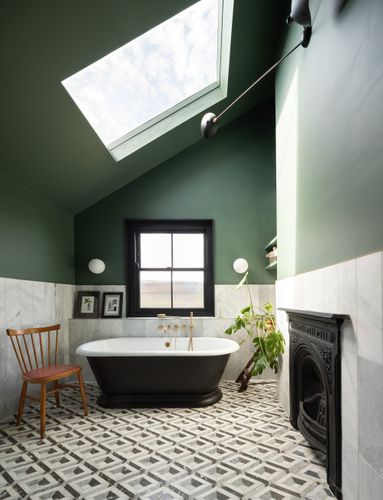 Cast iron and copper baths