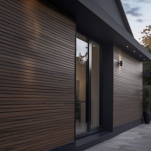 Acupanel® Exterior Composite Wood-Effect Slat Wall Panels