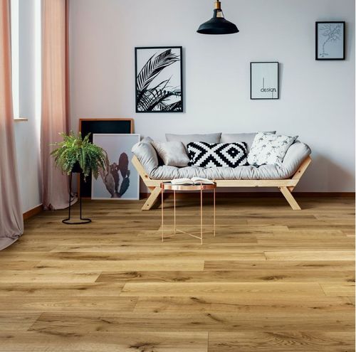190mm Engineered Brushed & UV Oiled Natural Charnwood Oak Flooring