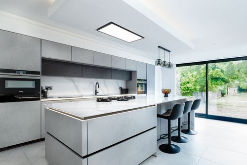 Modern Stone Textured Kitchen