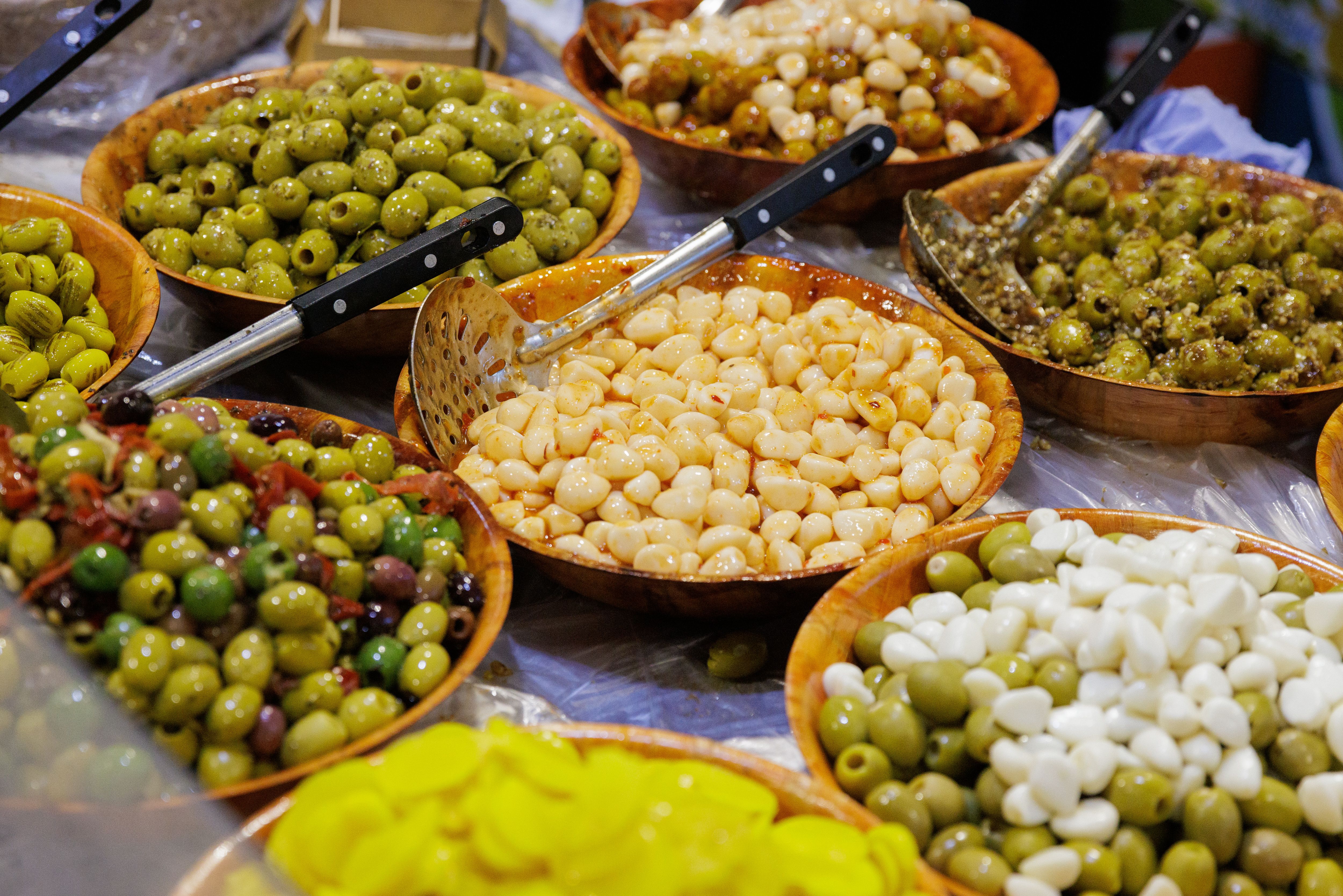 christmas market olives