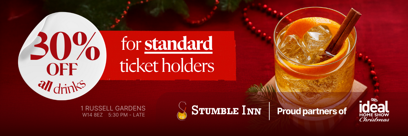 Stumble Inn 30% drinks for IHSX visitors promo banner