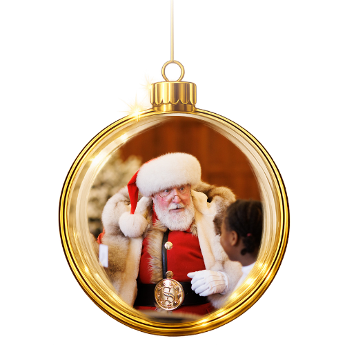 Santa in Bauble