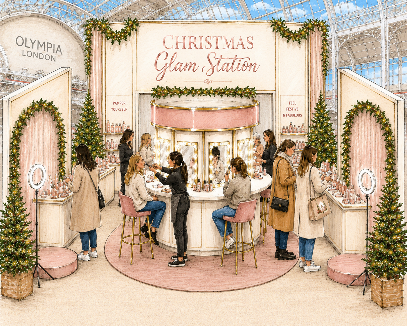 NEW! Christmas Glam Station