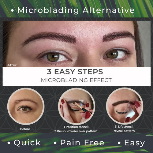 Brow Zen Patent Pending Microblading Eyebrow Stencils