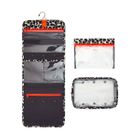 'Emma' 3 in 1 Hanging Wash Bag in Leopard Tan