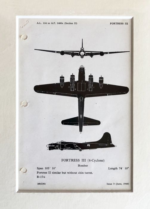 Original WW2 Aircraft Silhouettes
