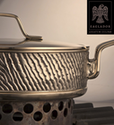 Bronze Sauté Pan (Copper-Tin alloy) | Handcrafted Kansa Luxury Cookware