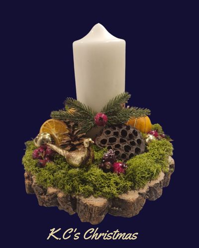 Handmade table centres and wreaths