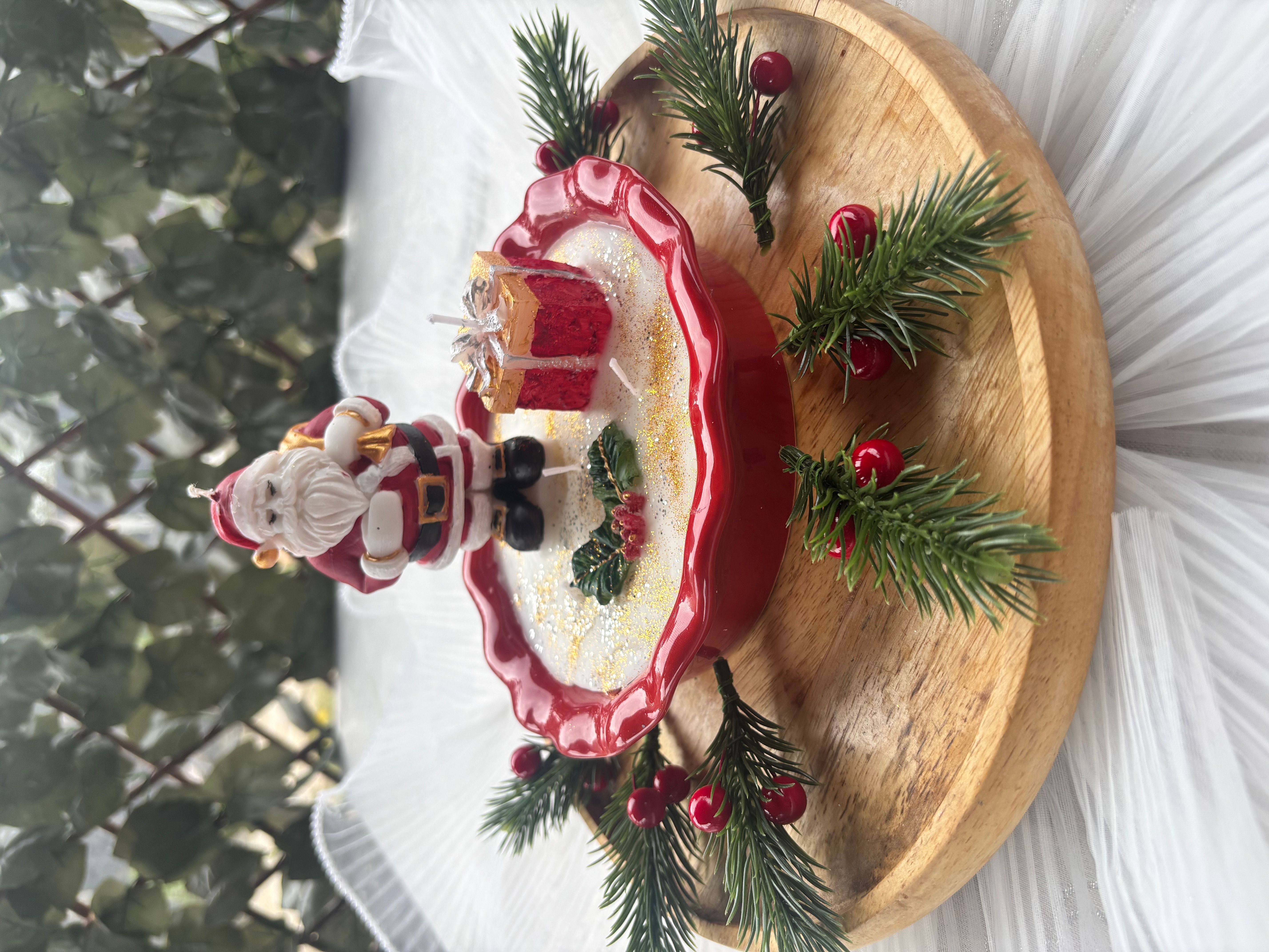 Handcrafted Christmas Candles