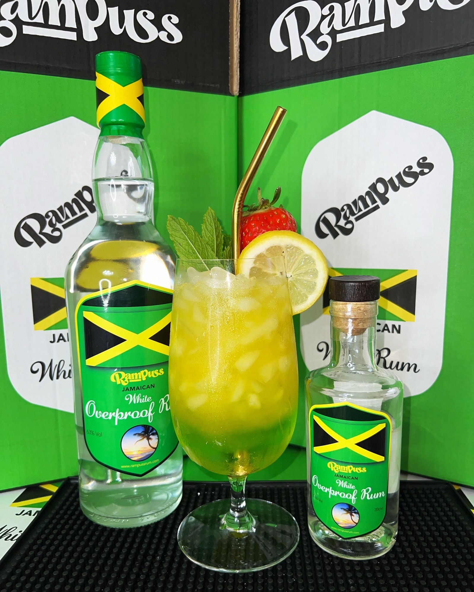 Rampuss Jamaican White Overproof Rum 63% vol