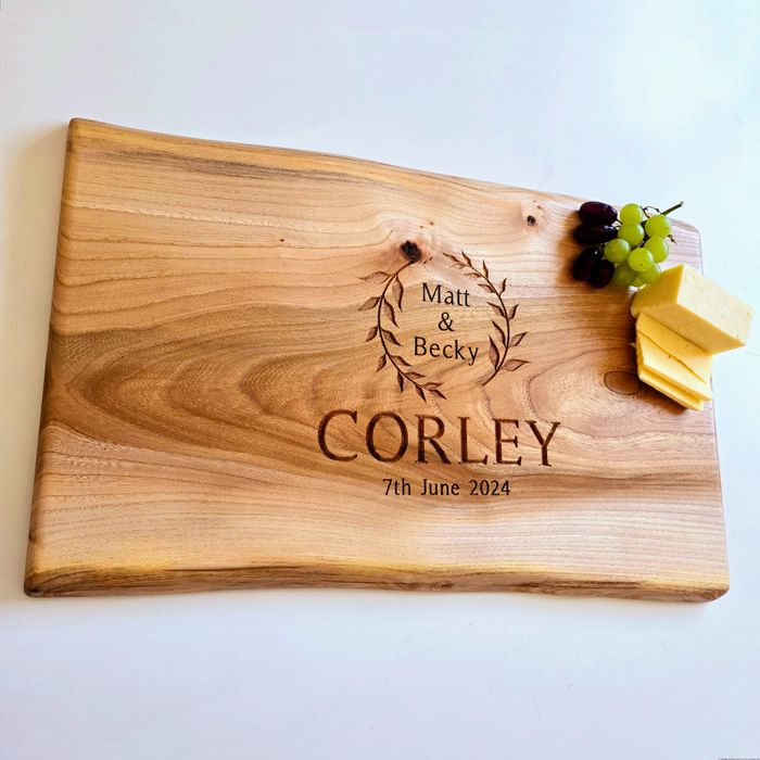Personalised Olive Wood Chopping Board