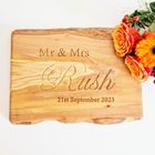 Personalised Olive Wood Chopping Board