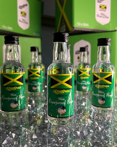 Rampuss Jamaican White Overproof Rum Minatures